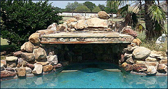 Custom Pool Grotto